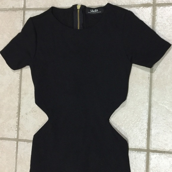 Lulus Black Cut-Out Dress - Picture 3 of 4